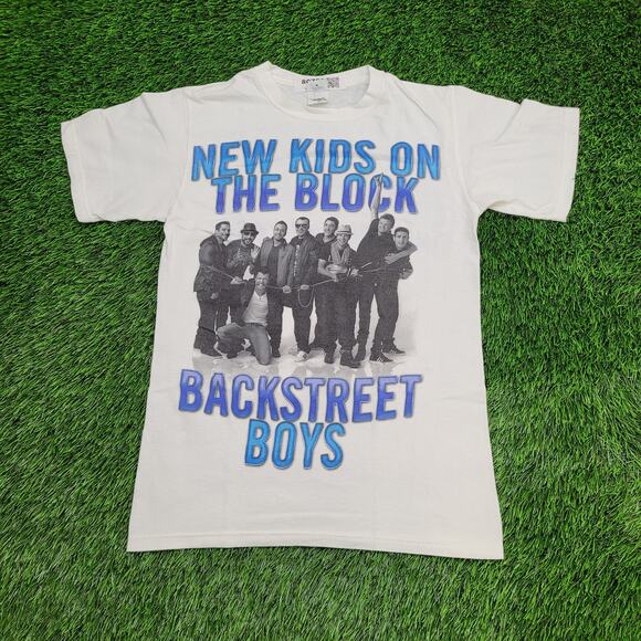 Backstreet-Boys Shirt XS/S 17x25 New-Kids-On-the-Block Tour - Picture 1 of 15